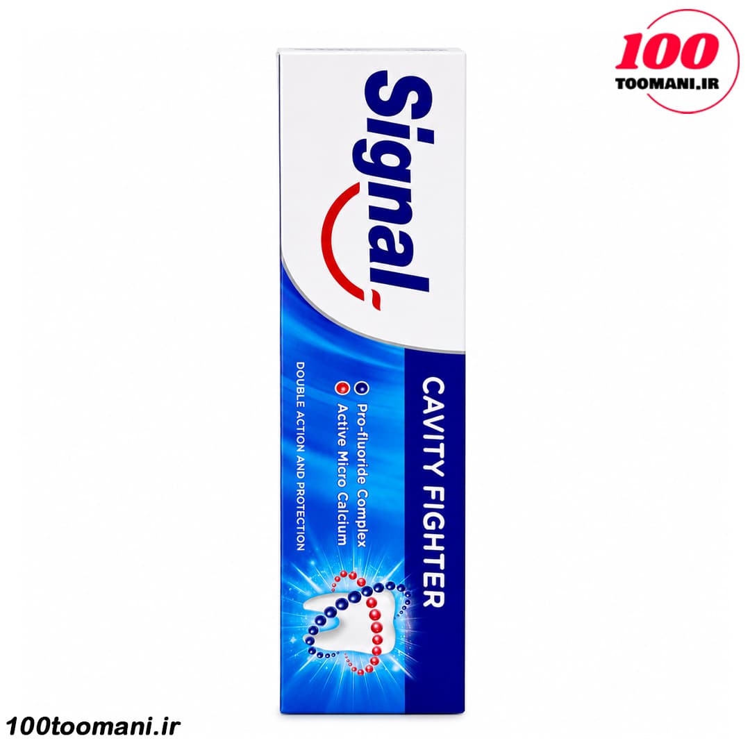 خمیر دندان ضد پوسیدگی سیگنال مدل Cavity Fighter حجم 100 میل — تصویر ۵