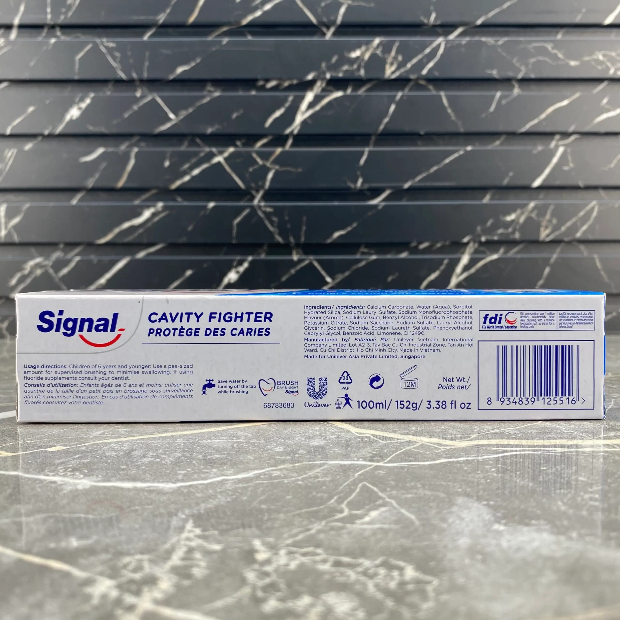 خمیر دندان ضد پوسیدگی سیگنال مدل Cavity Fighter حجم 100 میل — تصویر ۳