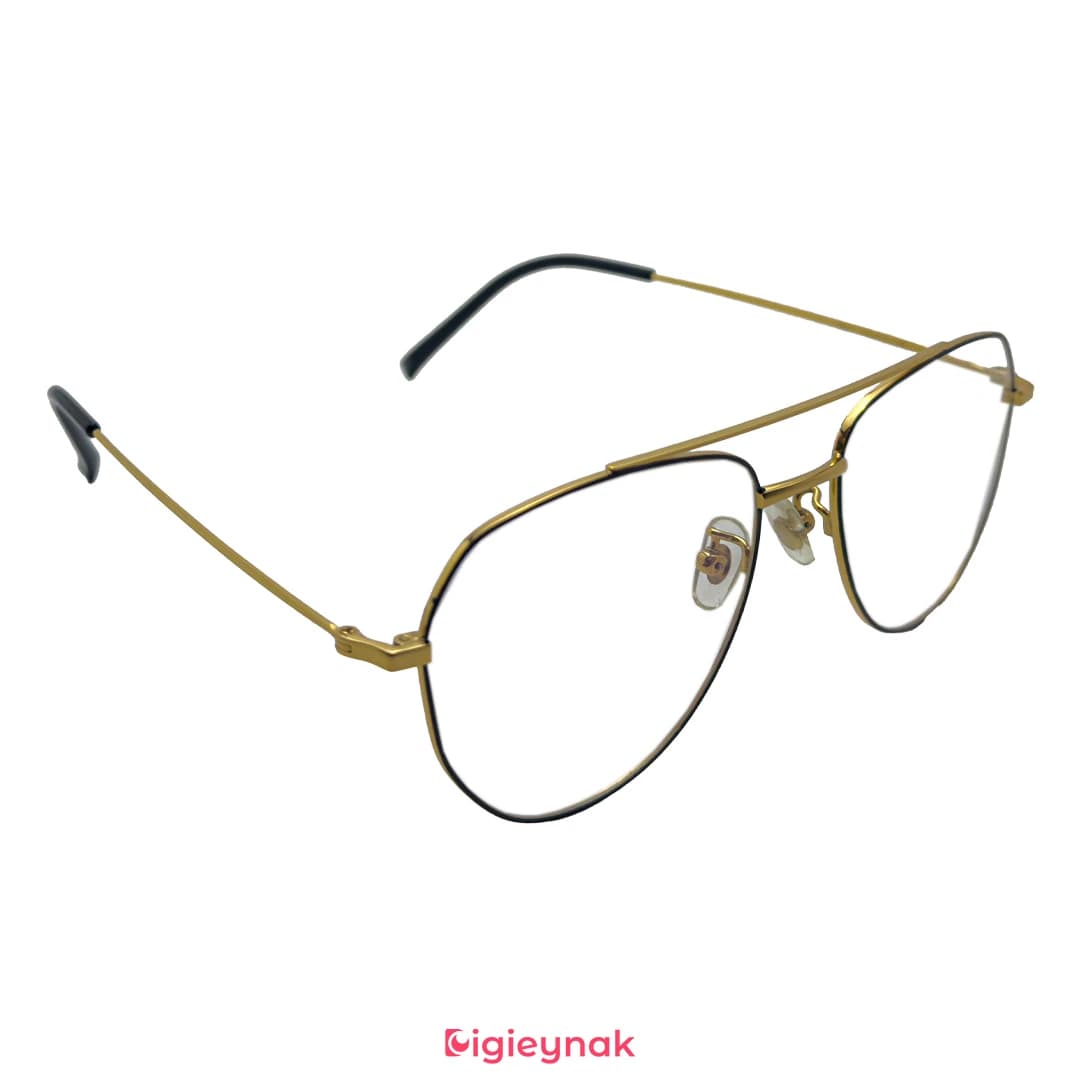 عینک طبی مشکی طلایی آی پی تیتانیوم 8827<br><span>IP Titanium 8827</span> — تصویر ۲