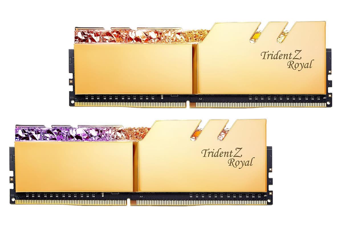 رم جی اسکیل Trident Z Royal DDR4 16GB (2x8GB) 3600Mhz CL16