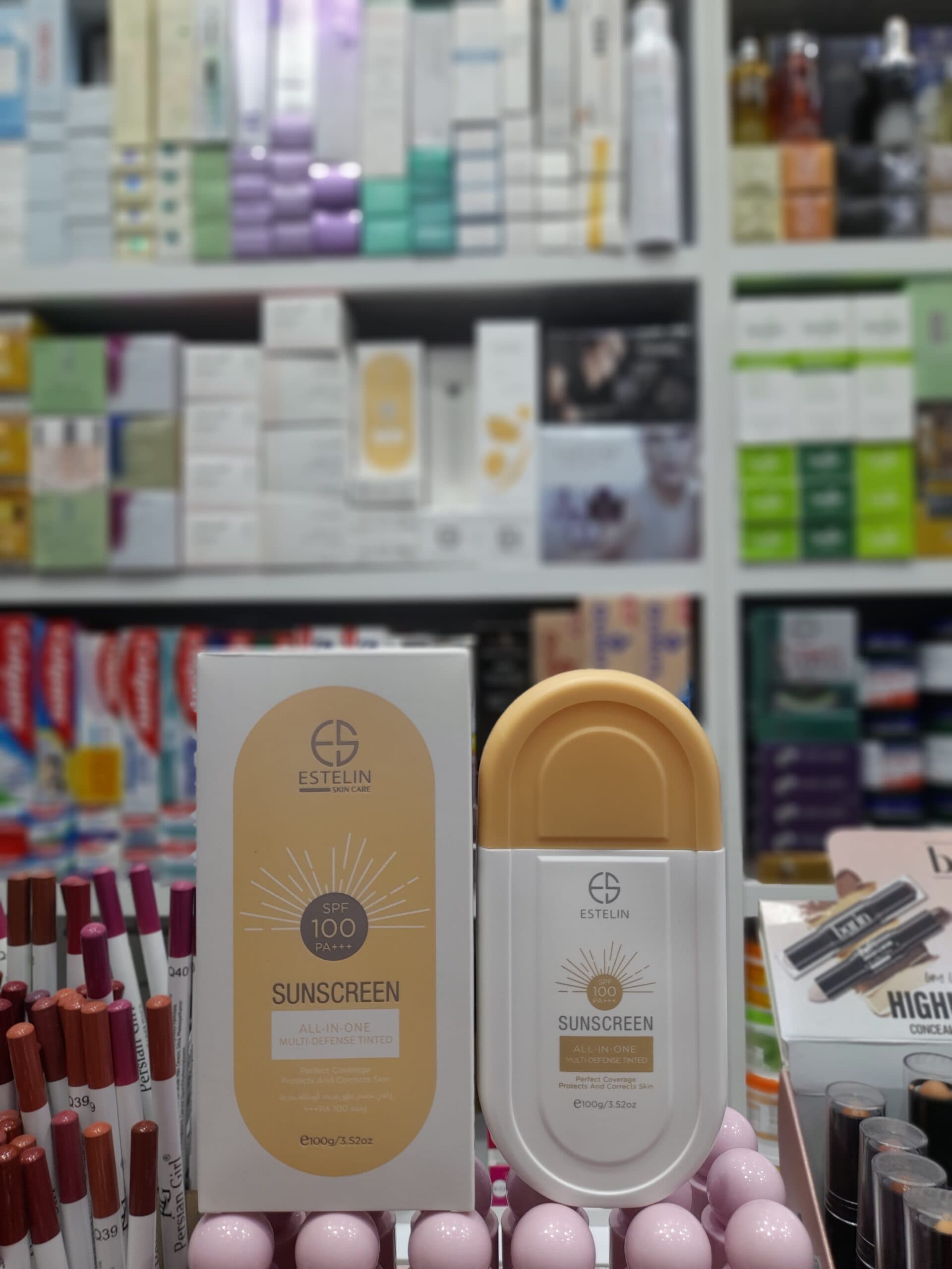ضد آفتاب رنگی استلین SPF 100 PA+++ اصلی 100گرم — تصویر ۲