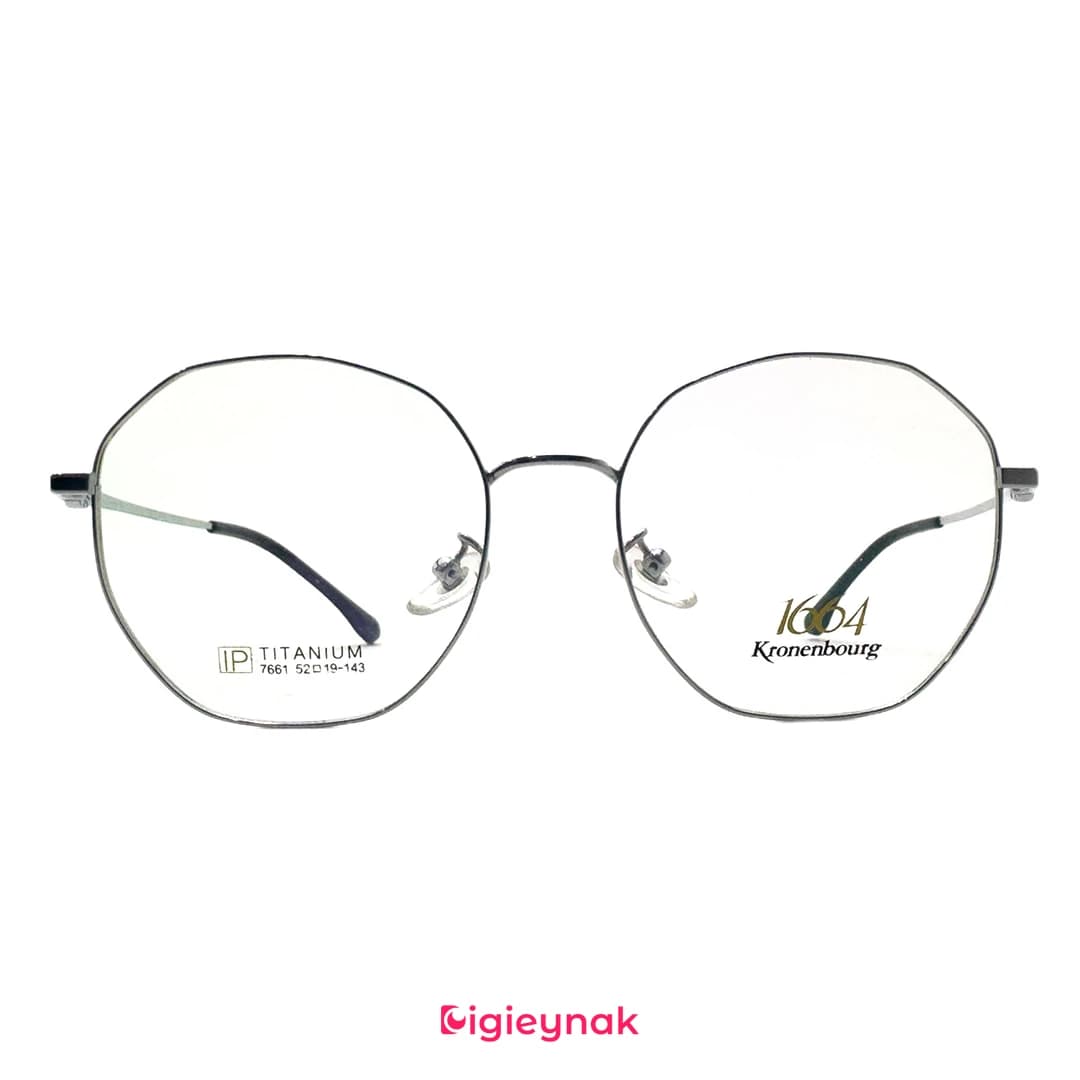 عینک طبی مشکی نقره ای آی پی تیتانیوم 7661<br><span>IP Titanium 7661</span>