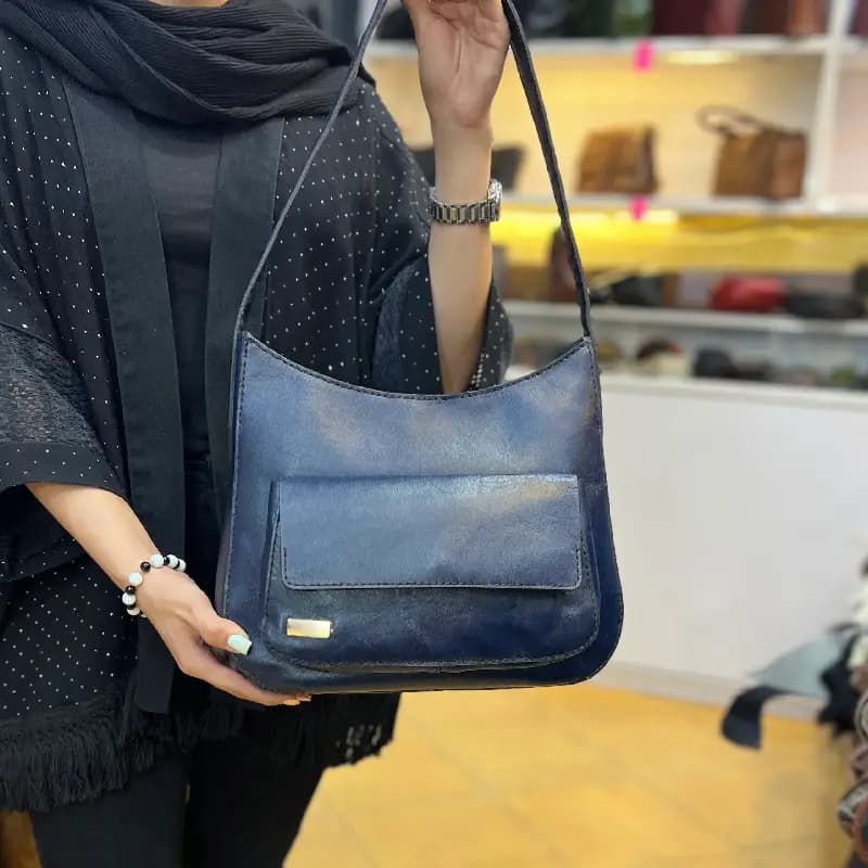 کیف دستی و دوشی چرم کد ۳۷ — تصویر ۴