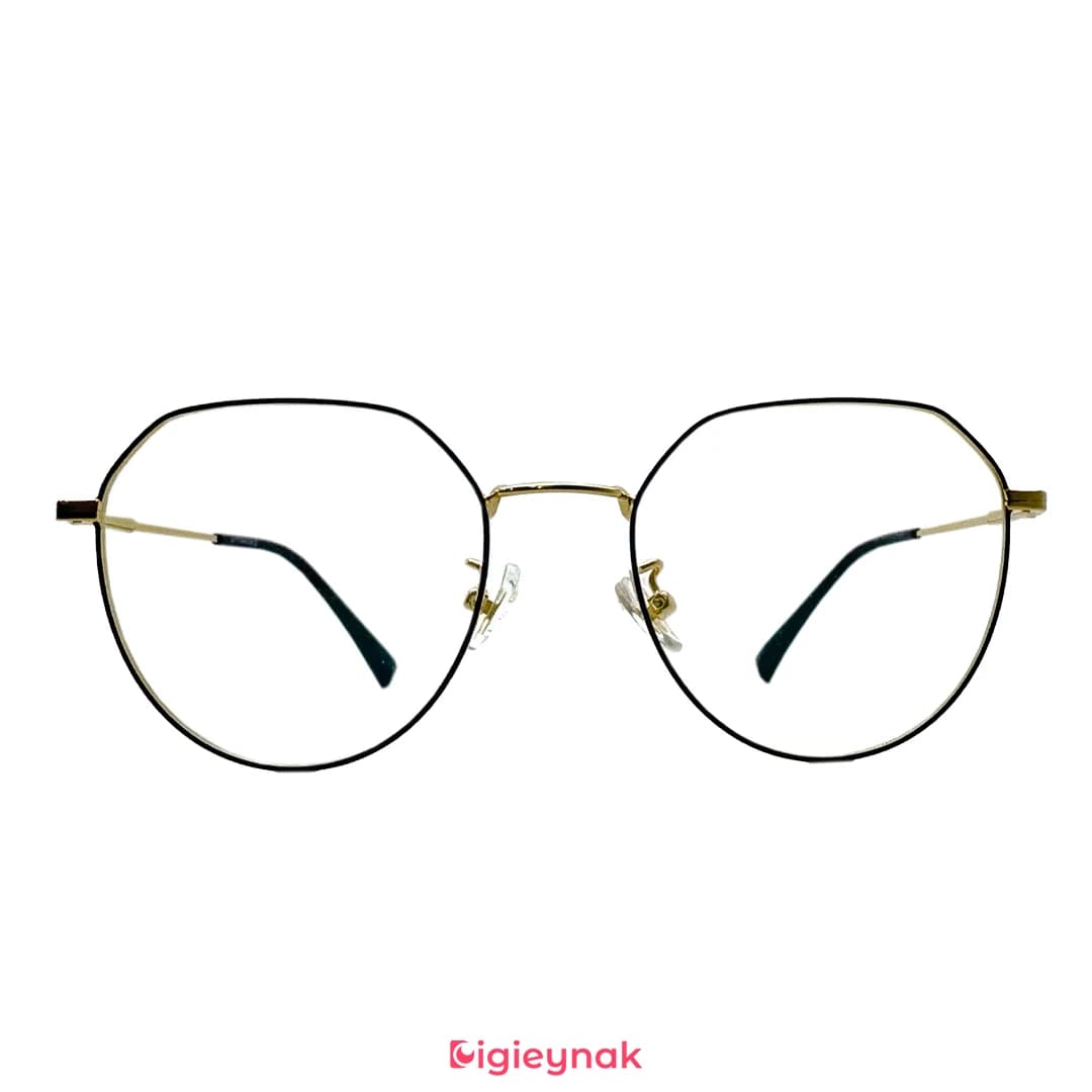 عینک طبی مشکی طلایی آی پی تیتانیوم 7635<br><span>IP Titanium 7635</span>