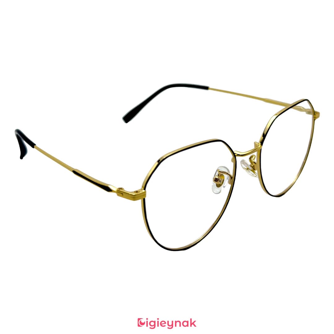 عینک طبی مشکی طلایی آی پی تیتانیوم 7635<br><span>IP Titanium 7635</span> — تصویر ۲