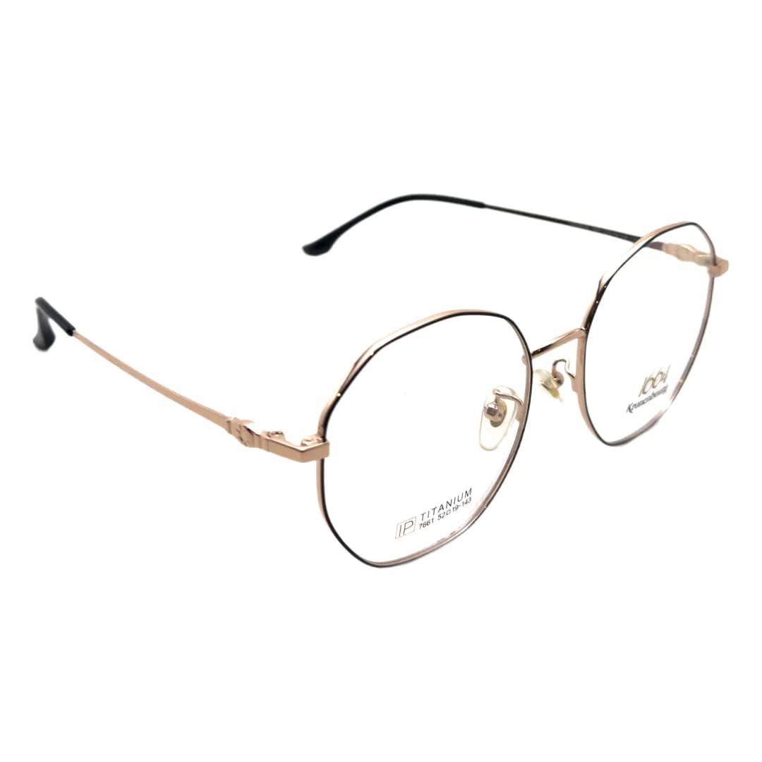 عینک طبی مشکی-رزگلد آی پی تیتانیوم 7661<br><span>IP Titanium 7661</span> — تصویر ۲