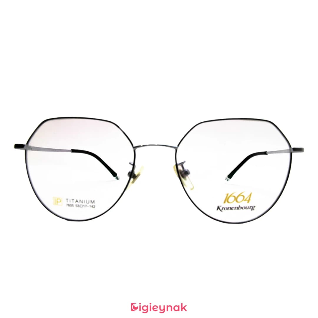عینک طبی مشکی نقره ای آی پی تیتانیوم 7605<br><span>IP Titanium 7605</span>