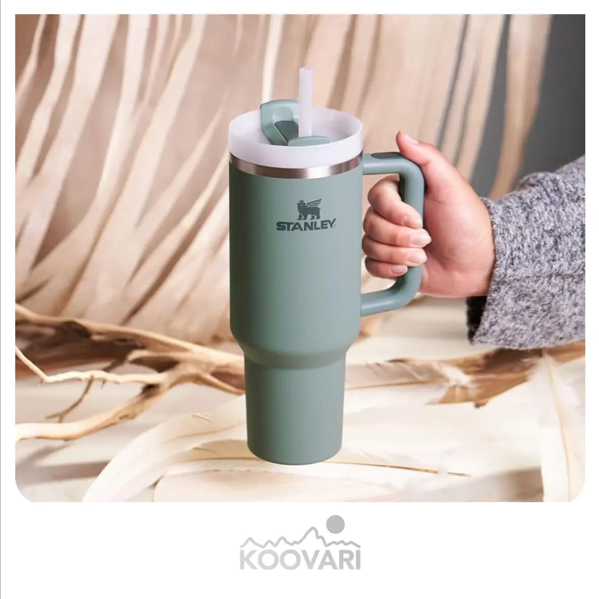 قمقمه دسته‌دار استنلی 1.18 لیتر مدل Quencher H2.O FlowState