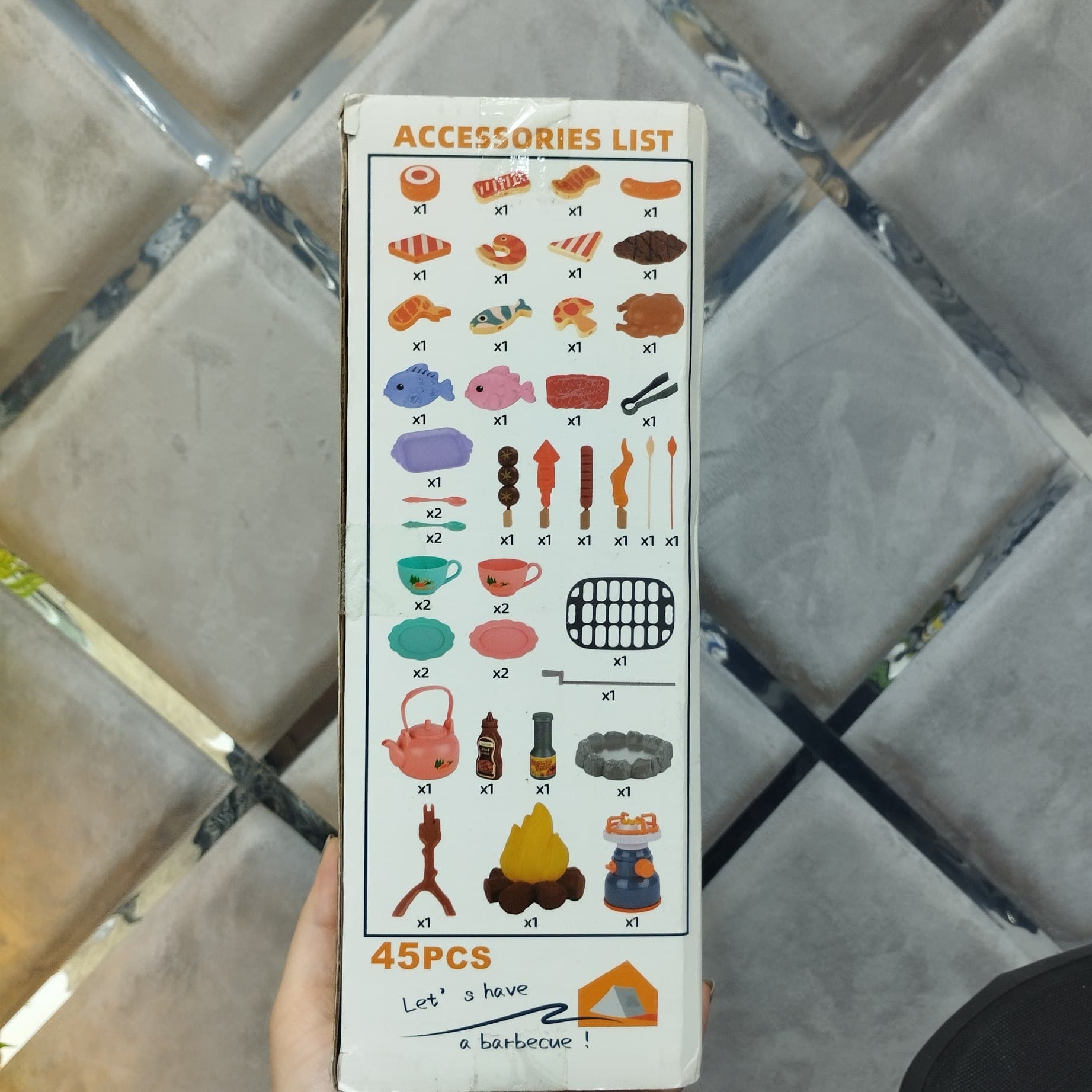 ست اسباب‌بازی کمپینگ و باربیکیو مدل Campfire (۴۵ تکه) — تصویر ۴