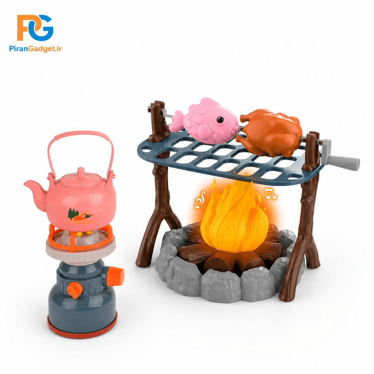 ست اسباب‌بازی کمپینگ و باربیکیو مدل Campfire (۴۵ تکه)