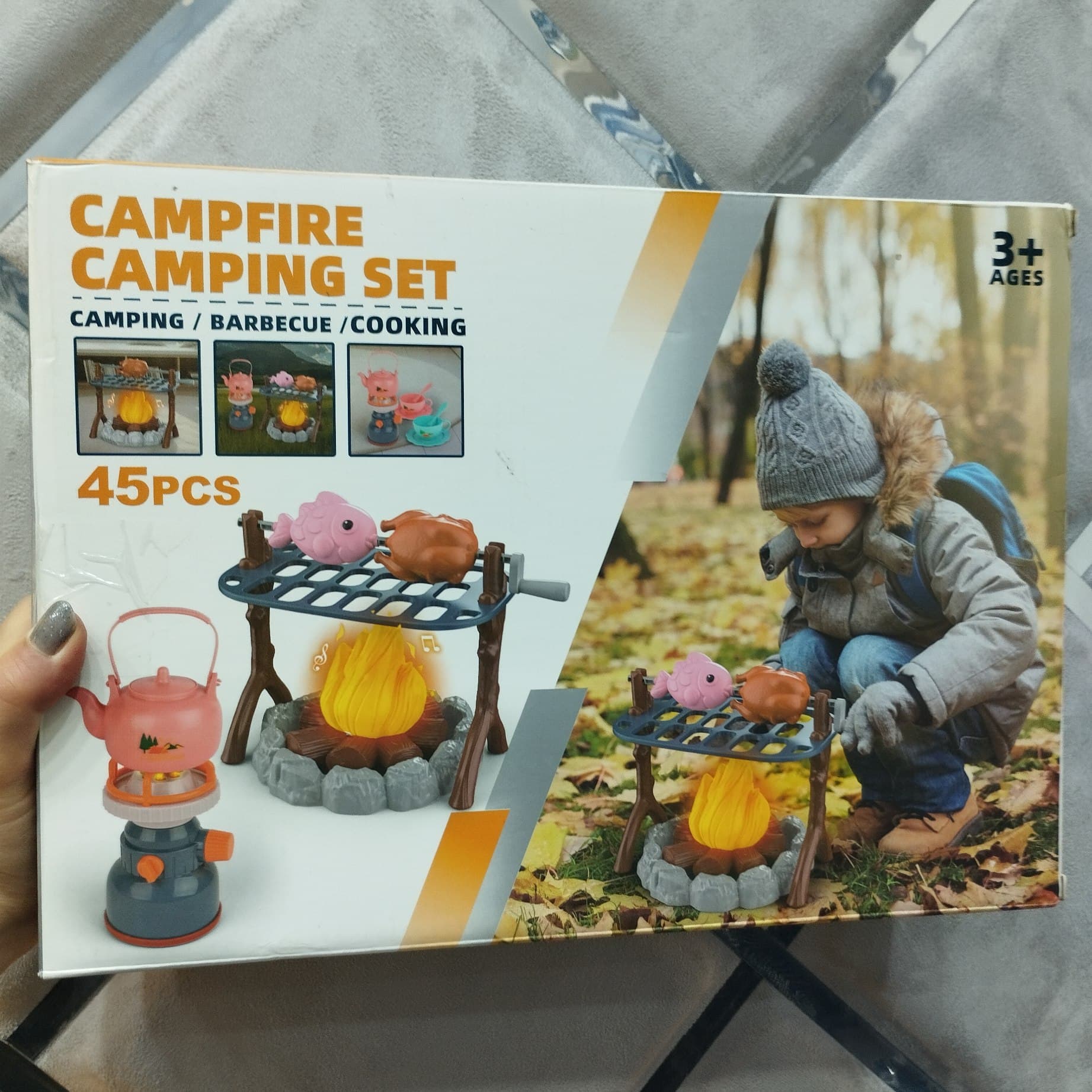 ست اسباب‌بازی کمپینگ و باربیکیو مدل Campfire (۴۵ تکه) — تصویر ۲
