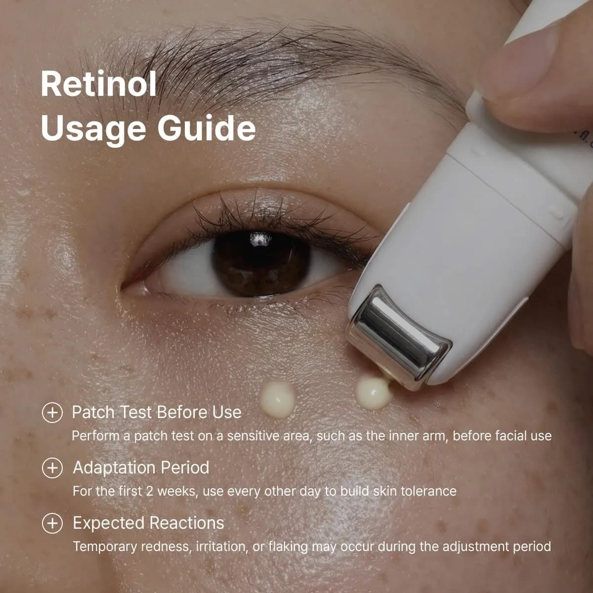 دور چشم رولی رتینول دکتر التیا 25 میل (Dr.Althea Retinol Flat Iron Eye Roller) — تصویر ۶
