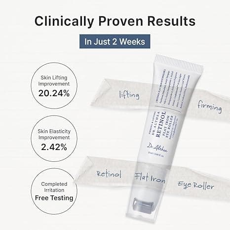 دور چشم رولی رتینول دکتر التیا 25 میل (Dr.Althea Retinol Flat Iron Eye Roller) — تصویر ۴