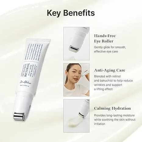 دور چشم رولی رتینول دکتر التیا 25 میل (Dr.Althea Retinol Flat Iron Eye Roller) — تصویر ۵