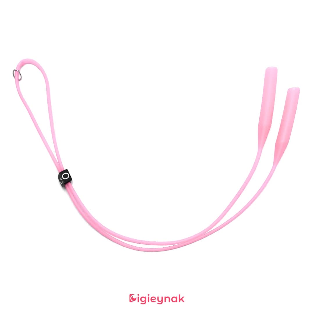 بند عینک سیلیکونی حروفی صورتی<br><span>Glasses Strap AGS-13</span>