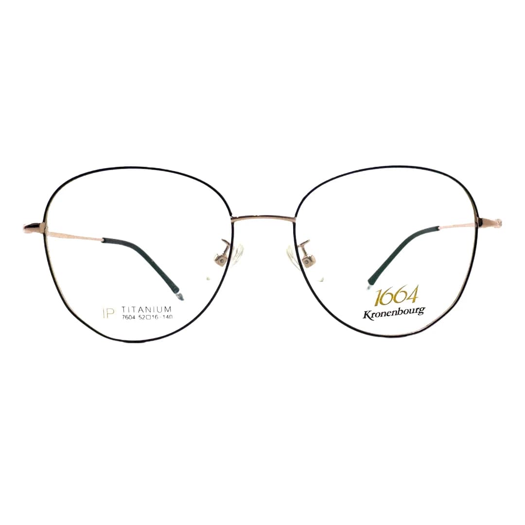 عینک طبی مشکی-رز گلد آی پی تیتانیوم 7604<br><span>IP Titanium 7604</span>
