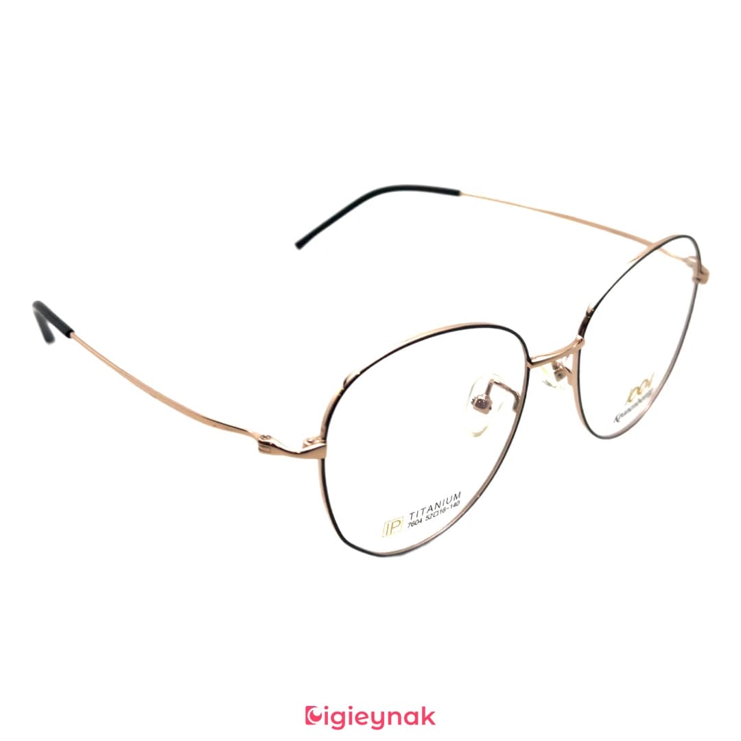 عینک طبی مشکی-رز گلد آی پی تیتانیوم 7604<br><span>IP Titanium 7604</span> — تصویر ۲
