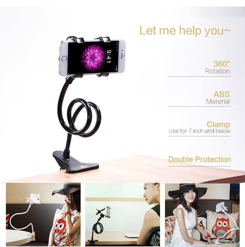 هولدر موبایل گیره ای ریمکس REMAX Lazy Stand RM-C22 — تصویر ۶