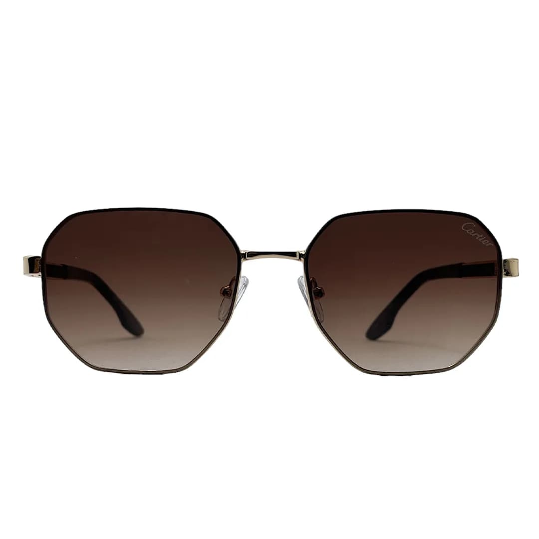 عینک آفتابی كارتير 5824 قهوه ای طلایی<br><span>Cartier 5824</span>