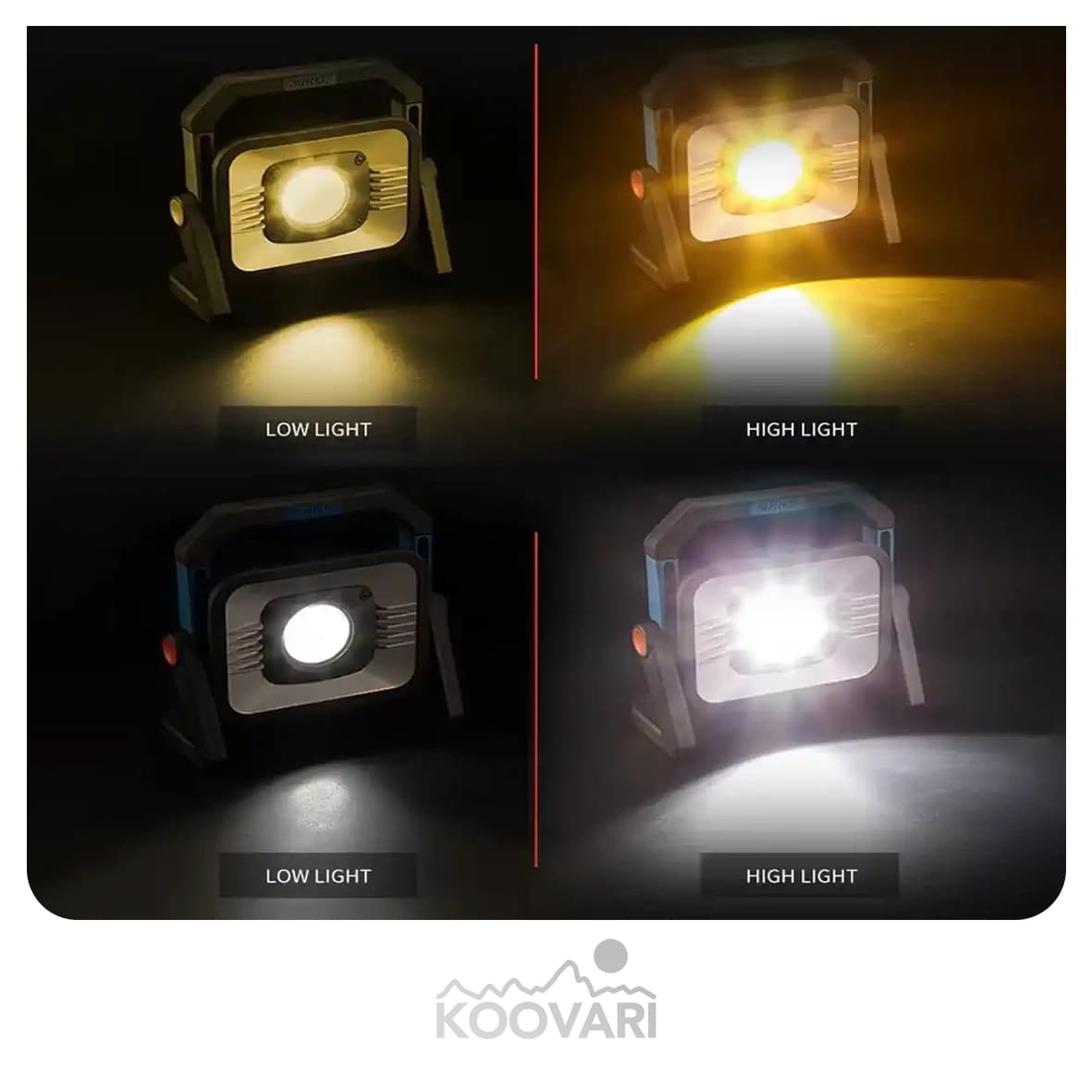 نورافکن پاوربانک سانری – sunrei v3000 pro — تصویر ۶
