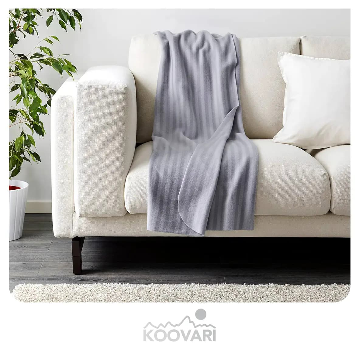 پتو مسافرتی ایکیا مدل VITMOSSA – IKEA — تصویر ۴