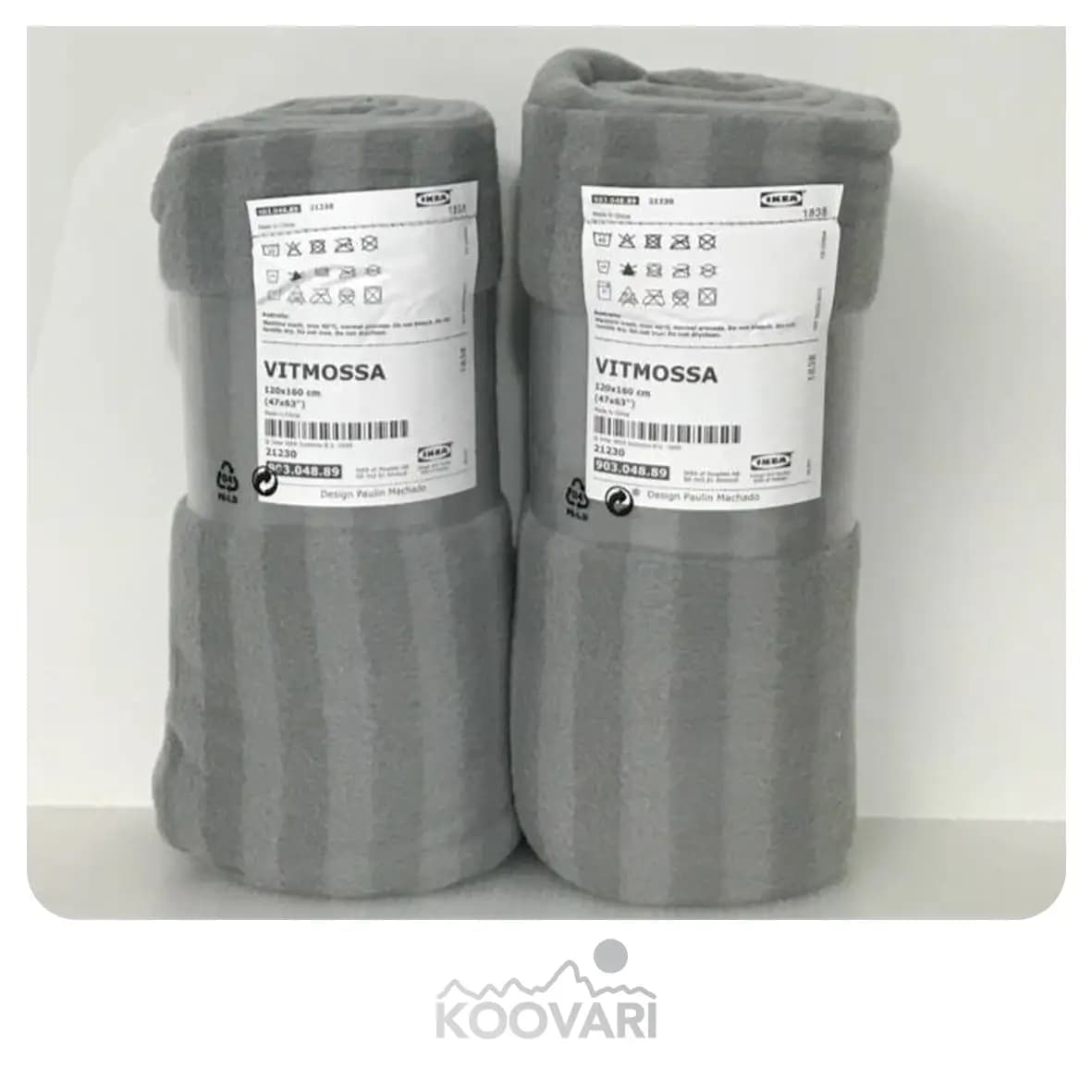 پتو مسافرتی ایکیا مدل VITMOSSA – IKEA — تصویر ۲