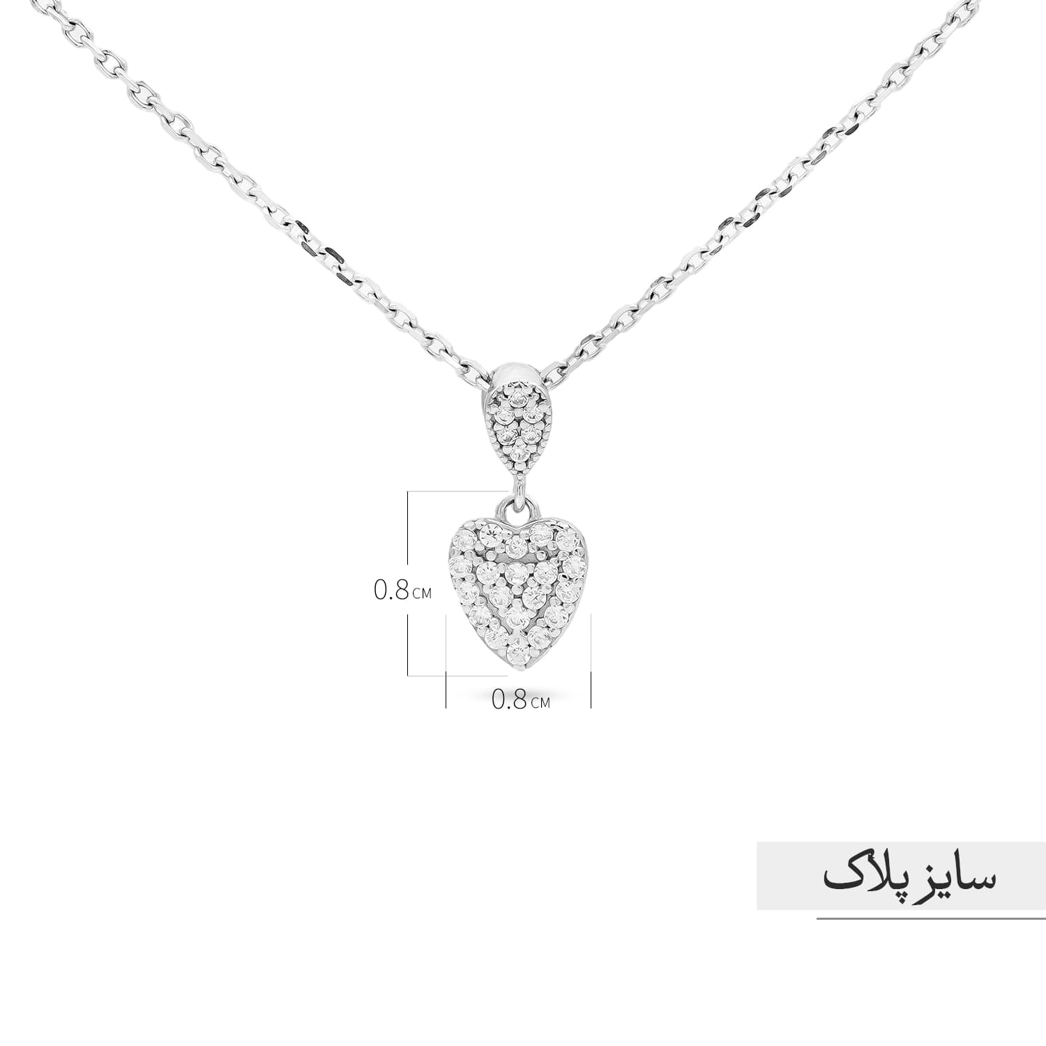 نیم ست نقره زنانه مدل NWE K66 — تصویر ۳