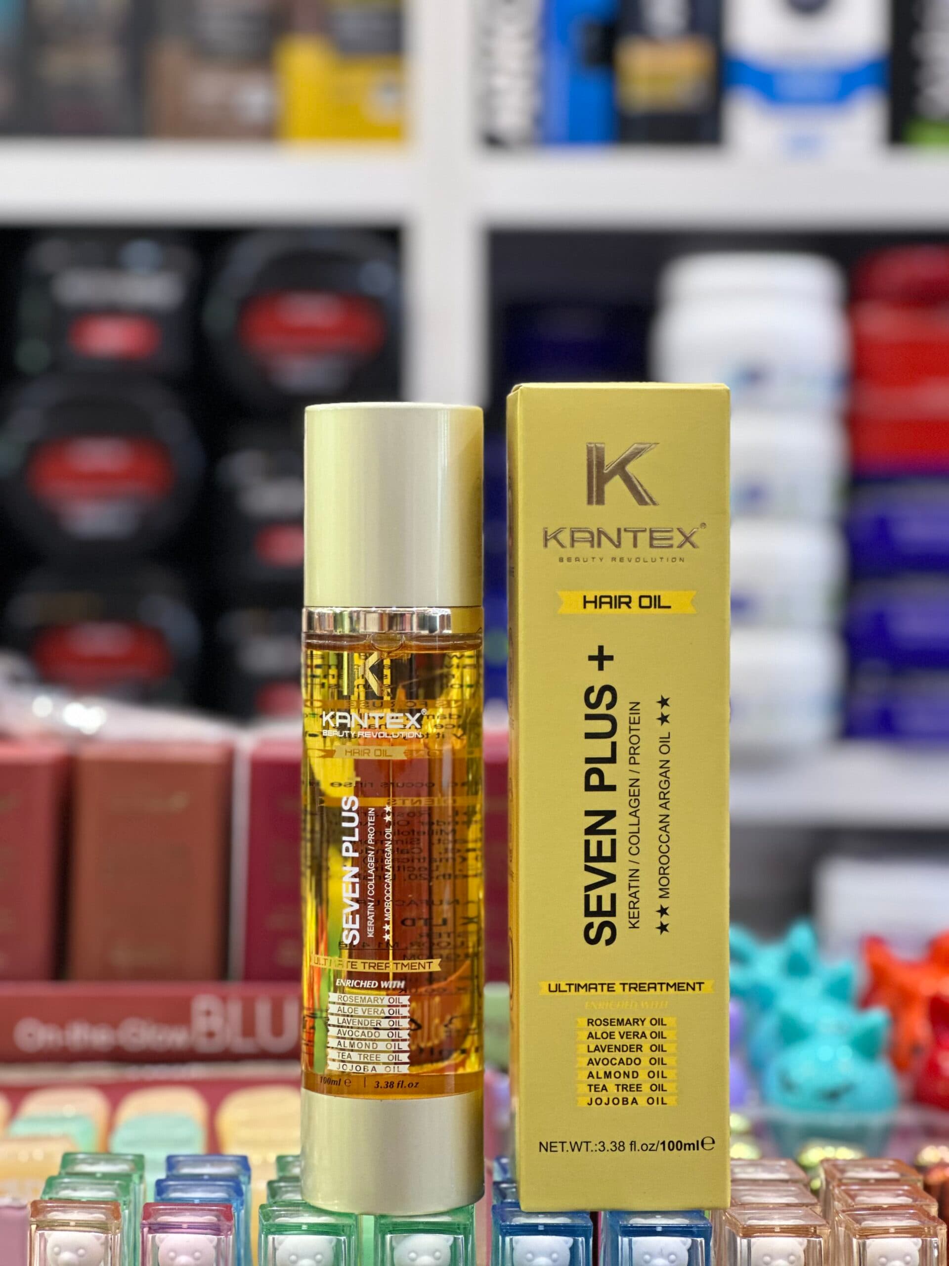 روغن آرگان موی ترکیبی هفت پلاس کانتکس kantex اصلی 100 میل