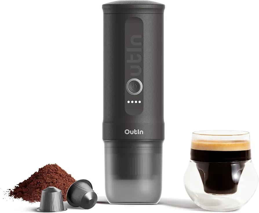 اسپرسوساز قابل‌حمل برقی اوتین نانو Outin Nano — تصویر ۳