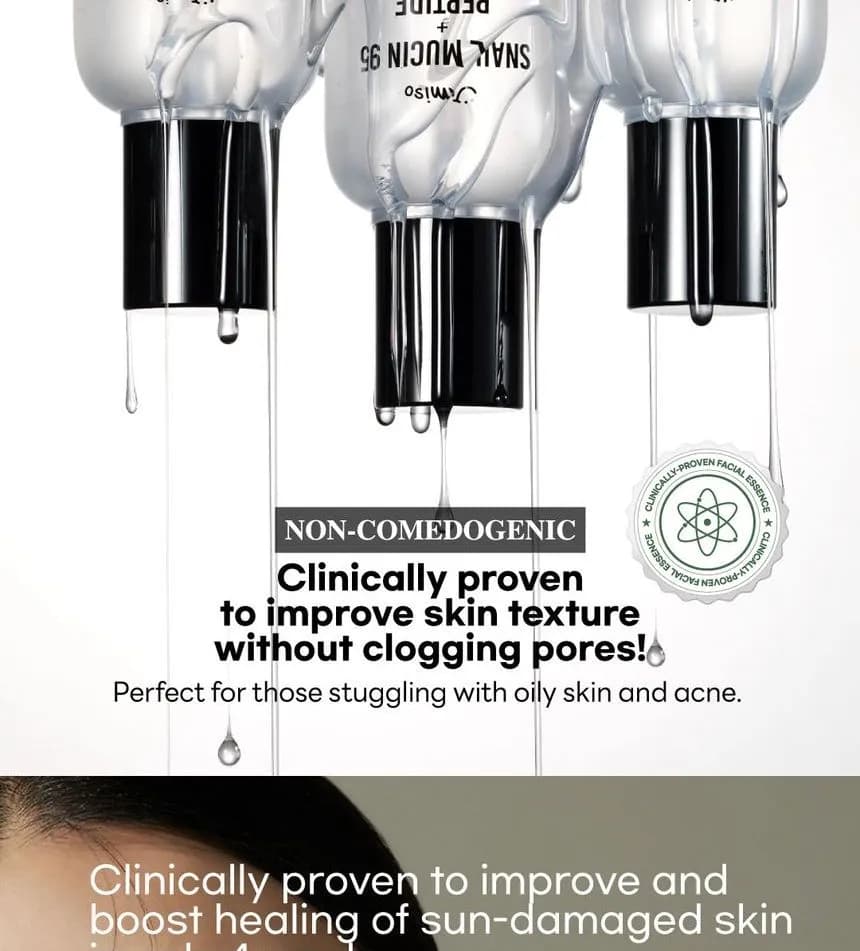 اسنس آبرسان حلزون جومیسو JUMISO Snail Mucin 95% + Peptide — تصویر ۶