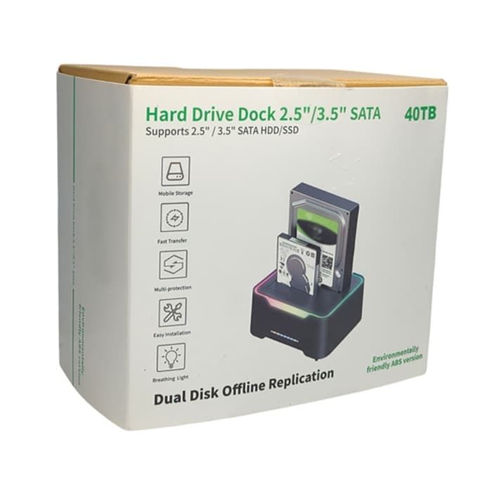 داک استیشن و کلونر هارد دیسک پوزوگیر (POSUGEAR) مدل D25-3.1 | پشتیبانی از SATA 2.5/3.5 اینچ تا ظرفیت 40TB