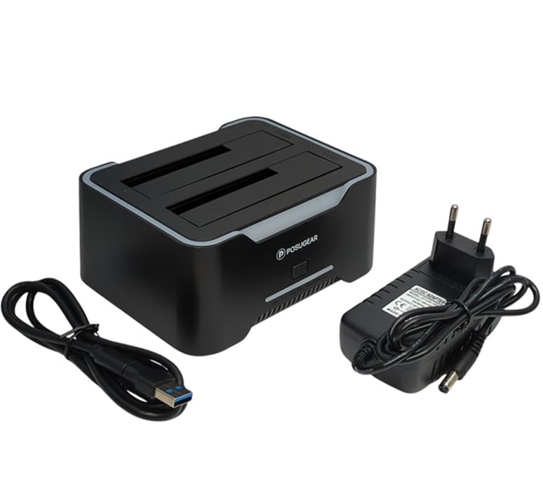 داک استیشن و کلونر هارد دیسک پوزوگیر (POSUGEAR) مدل D25-3.1 | پشتیبانی از SATA 2.5/3.5 اینچ تا ظرفیت 40TB — تصویر ۴