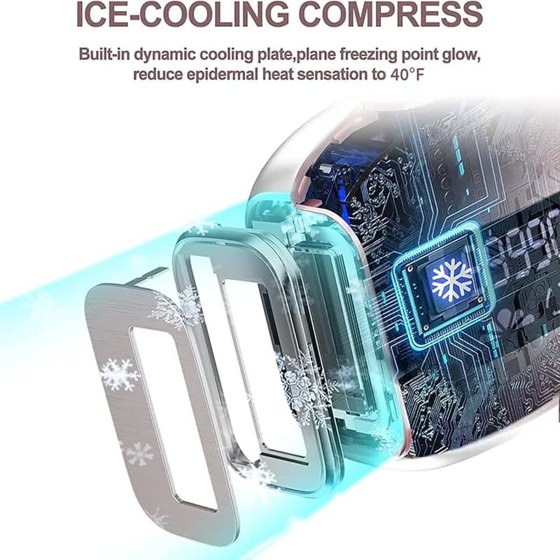 دستگاه لیزر موهای زائد خانگی IPL TM002 مجهز به خنک‌کننده یخی (Ice Compress) و ۹۹۹ هزار شات سفارش آلمان — تصویر ۲