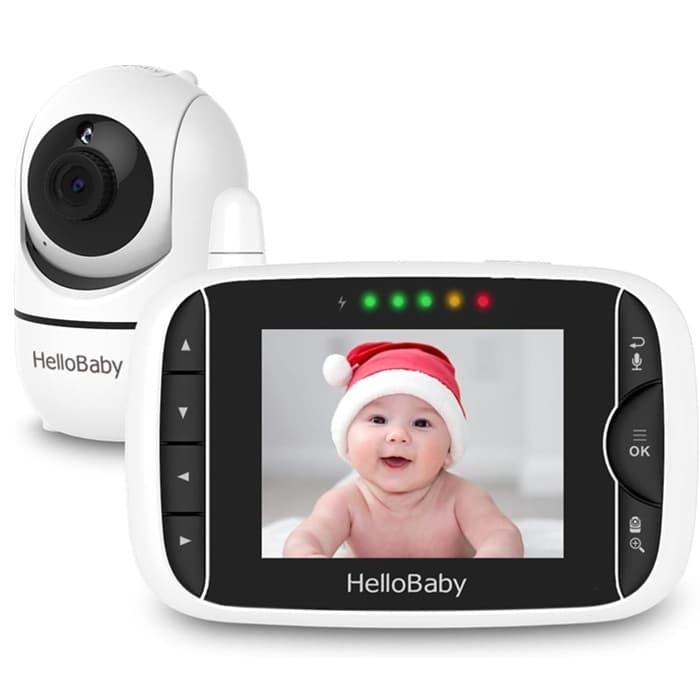 دوربین اتاق کودک هلو بیبی مدل HelloBaby HB65 | پیجر تصویری با قابلیت چرخش و دید در شب