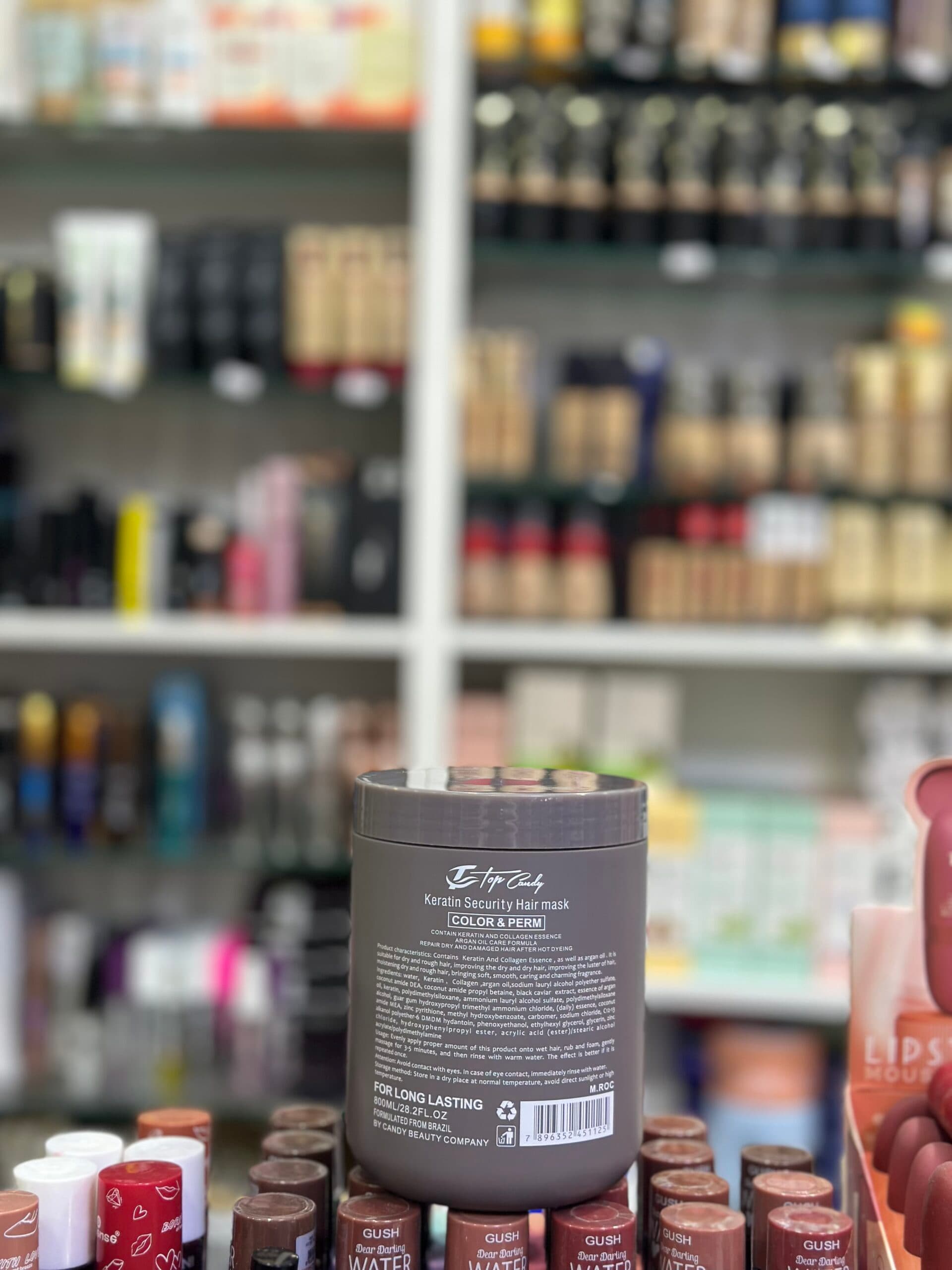 ماسک مو کراتینه محافظتی تاپ کندی بیوتی حجم 800ml اصلی — تصویر ۲