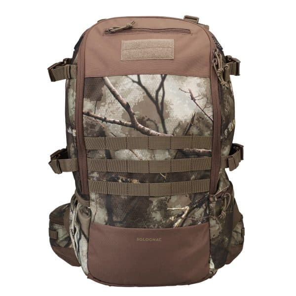 کوله پشتی شکار 45 لیتری بوشکرفت سولوگناک طرح استتار Solognac Hunter Backpack – 45L – Camouflage Pattern – X-Access — تصویر ۲