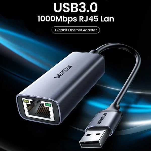 مبدل USB به LAN یوگرین UGREEN CM209 | کارت شبکه USB به Ethernet — تصویر ۲