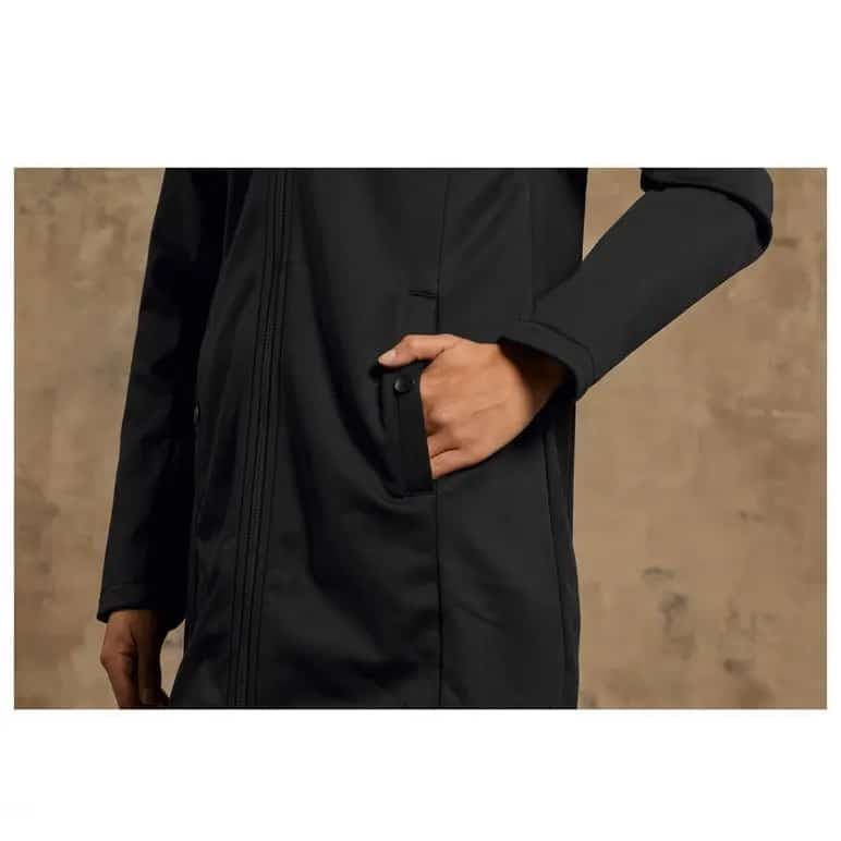 کاپشن بلند سافت شل زنانه برند کریویت آلمان مشکی 2-448507 CRIVIT — تصویر ۵
