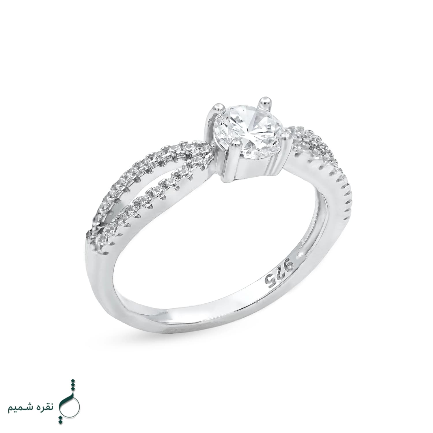 انگشتر نقره زنانه مدل AWO-K141