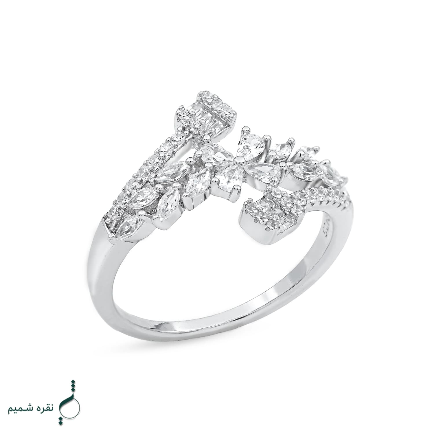 انگشتر نقره زنانه مدل AWO-K136
