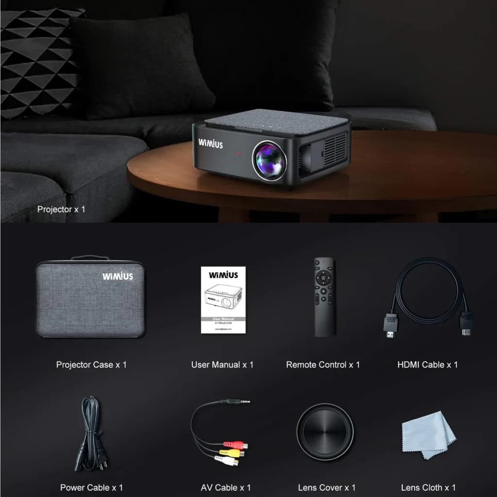 پروژکتور هوشمند ویمیوس Wimius K1 — تصویر ۷