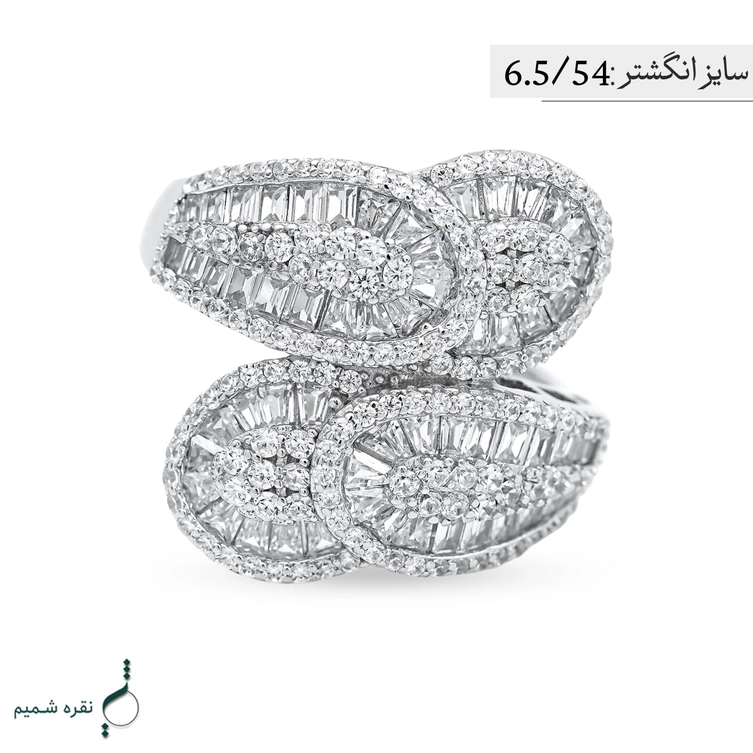 انگشتر نقره زنانه مدل AWO-K131 — تصویر ۴