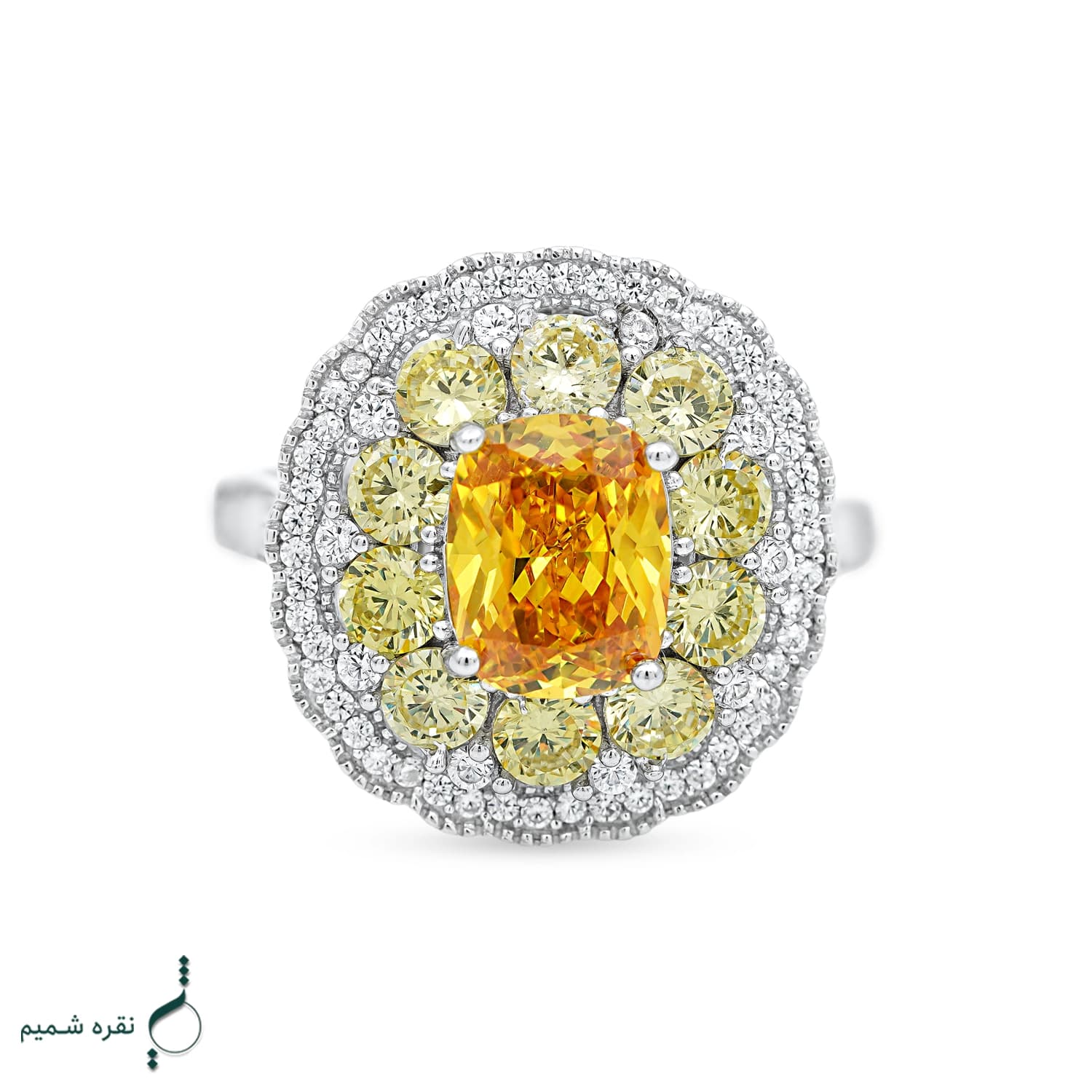 انگشتر نقره زنانه مدل AWO-K130 — تصویر ۳
