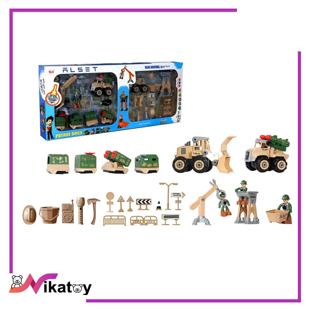 اسباب بازی کیت ماشین ارتشی