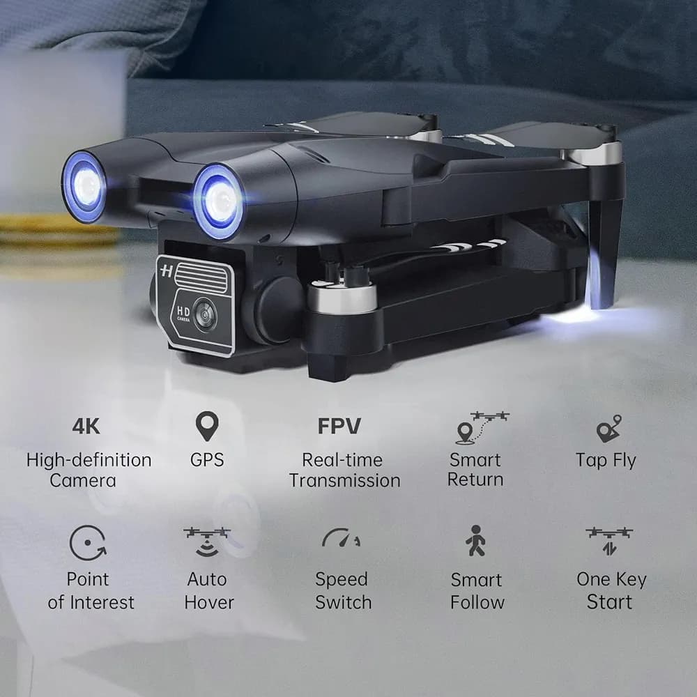 پهپاد CHUBORY مدل X10 PRO با GPS و دوربین 4K — تصویر ۶