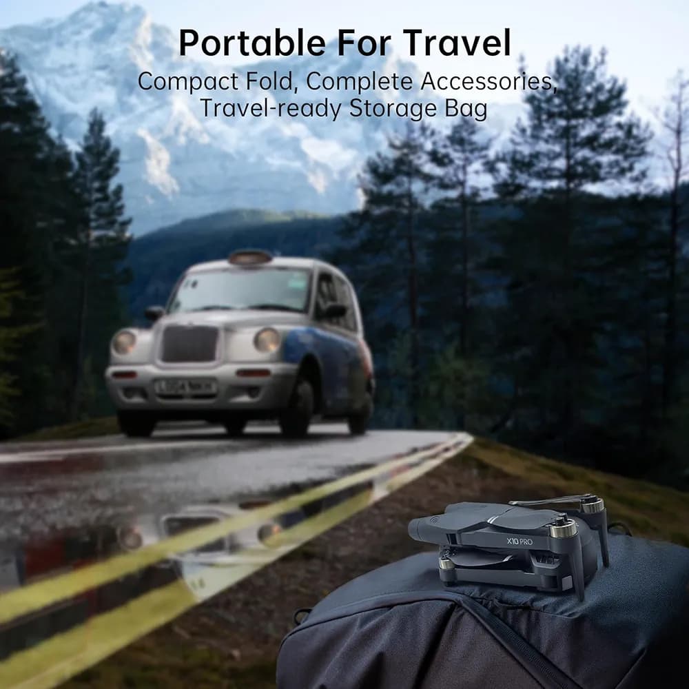 پهپاد CHUBORY مدل X10 PRO با GPS و دوربین 4K — تصویر ۵