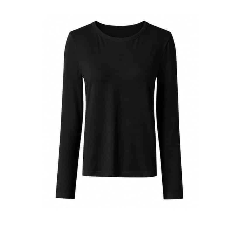 تیشرت آستین بلند نخی زنانه اسمارا آلمانی بسته 2عددی(ملوانی/مشکی) 479646 ESMARA — تصویر ۴