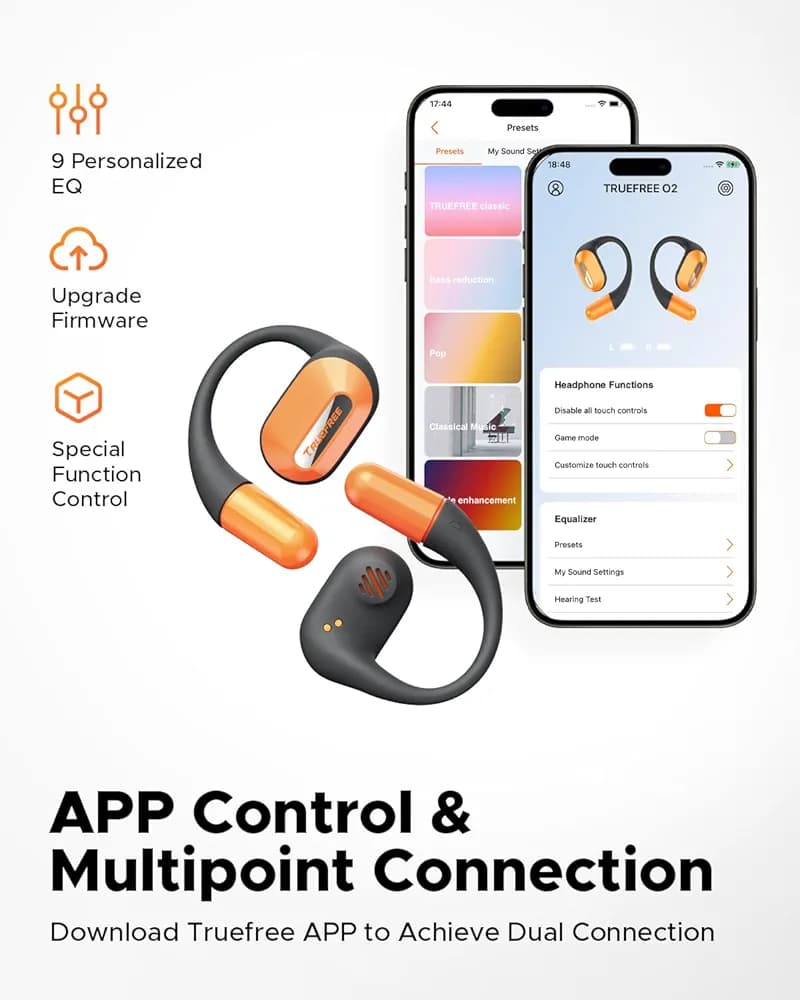 هدفونTRUEFREE O2 Wireless Earbud — تصویر ۷