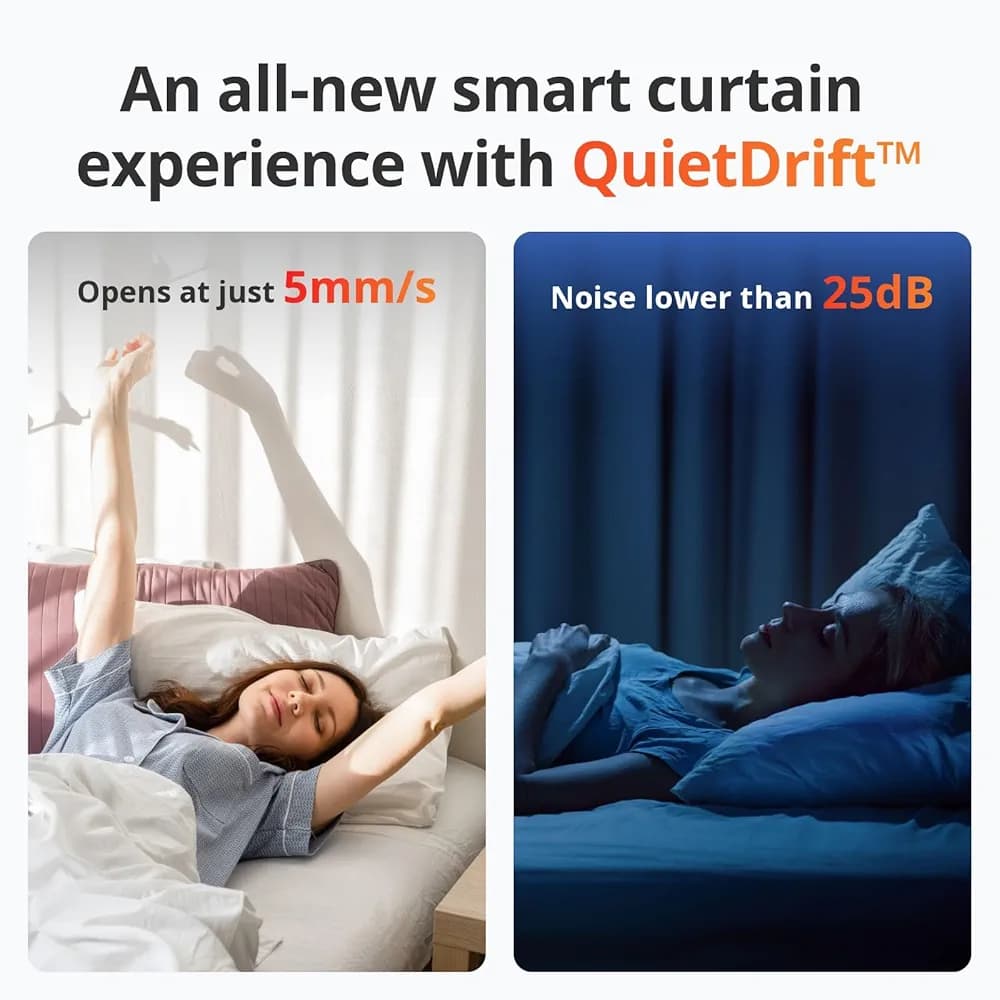 موتور هوشمند پرده SwitchBot Curtain 3 مدل U-Rail — تصویر ۷