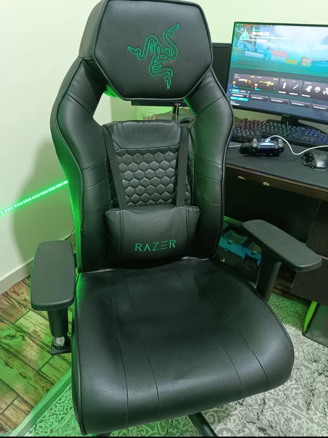 صندلی گیمینگ مشکی مدل G13hp — تصویر ۴